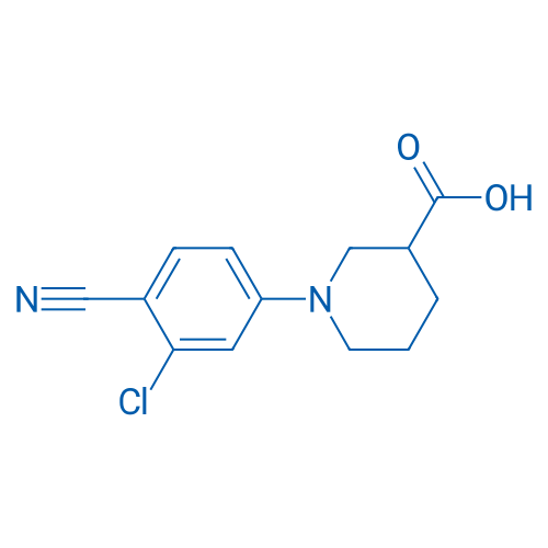 1-(3-Chloro-4-cyanophenyl)piperidine-3-carboxylic acid 1g