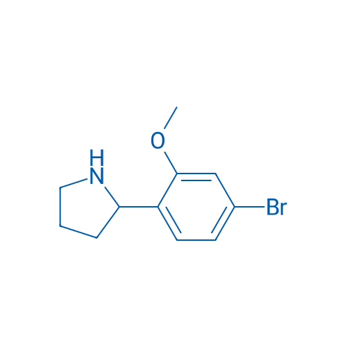 2-(4-Bromo-2-methoxyphenyl)pyrrolidine 1g