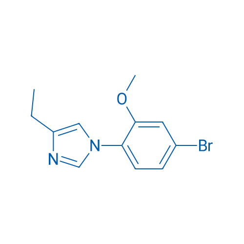 1-(4-Bromo-2-methoxyphenyl)-4-ethyl-1H-imidazole 1g