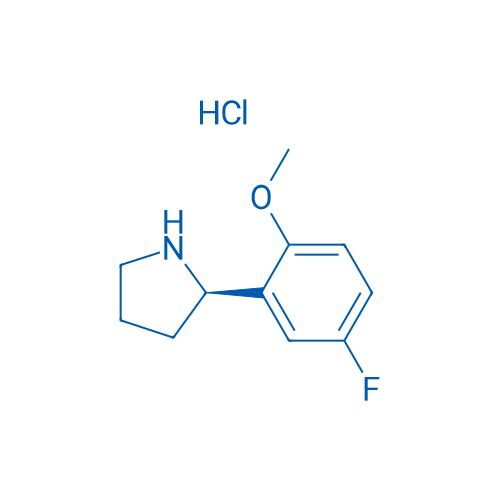 (R)-2-(5-Fluoro-2-methoxyphenyl)pyrrolidine hydrochloride 1g