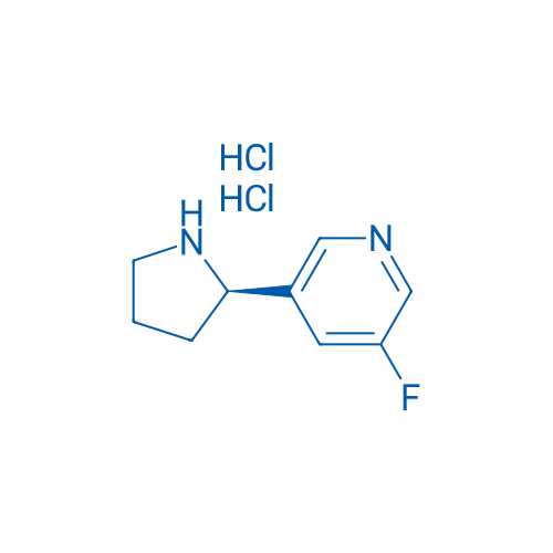 (R)-3-Fluoro-5-(pyrrolidin-2-yl)pyridine dihydrochloride 250mg