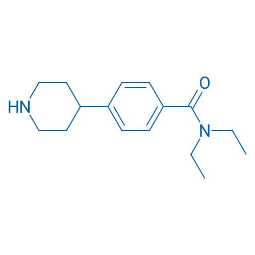 N,N-Diethyl-4-(piperidin-4-yl)benzamide 1g
