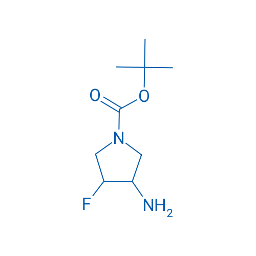 tert-Butyl 3-amino-4-fluoropyrrolidine-1-carboxylate 1g