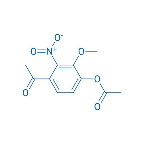4-Acetyl-2-methoxy-3-nitrophenyl acetate 1g