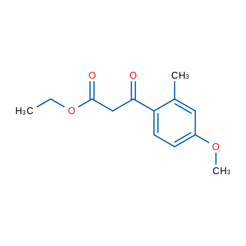 Ethyl 3-(4-methoxy-2-methylphenyl)-3-oxopropanoate 1g