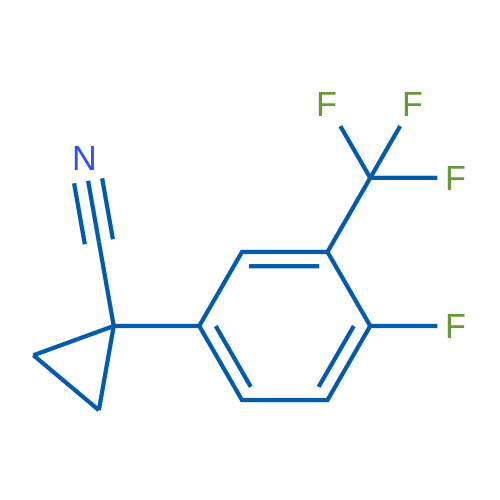 1-(4-Fluoro-3-(trifluoromethyl)phenyl)cyclopropanecarbonitrile 1g