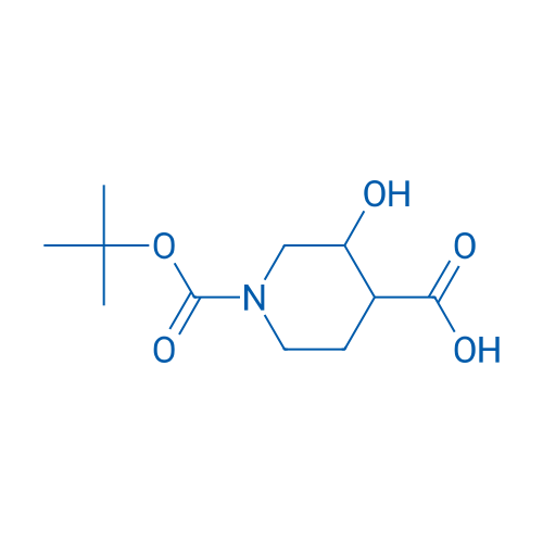 1-(tert-Butoxycarbonyl)-3-hydroxypiperidine-4-carboxylic acid 250mg