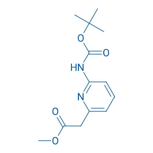 Methyl 2-(6-((tert-butoxycarbonyl)amino)pyridin-2-yl)acetate 1g