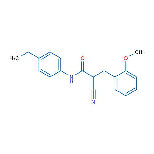 2-Cyano-N-(4-ethylphenyl)-3-(2-methoxyphenyl)propanamide 1g