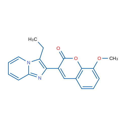 3-{3-ethylimidazo[1,2-a]pyridin-2-yl}-8-methoxy-2H-chromen-2-one 1g