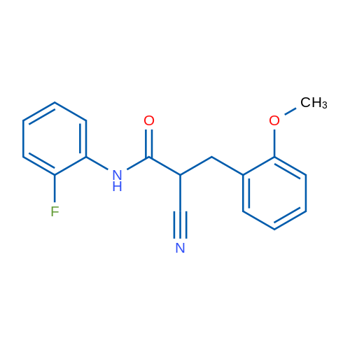 2-Cyano-N-(2-fluorophenyl)-3-(2-methoxyphenyl)propanamide 1g