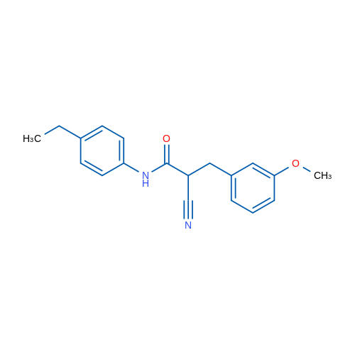 2-Cyano-N-(4-ethylphenyl)-3-(3-methoxyphenyl)propanamide 1g