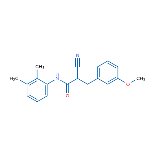 2-Cyano-N-(2,3-dimethylphenyl)-3-(3-methoxyphenyl)propanamide 1g