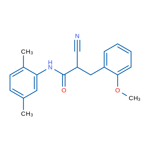 2-Cyano-N-(2,5-dimethylphenyl)-3-(2-methoxyphenyl)propanamide 1g