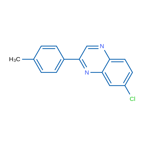 7-Chloro-2-(p-tolyl)quinoxaline 1g