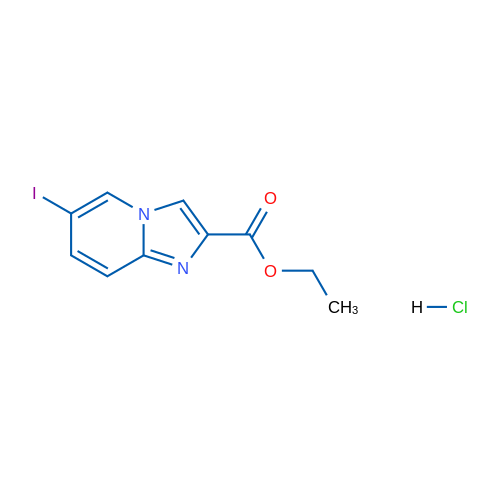 Ethyl 6-iodoimidazo[1,2-a]pyridine-2-carboxylate hydrochloride 1g