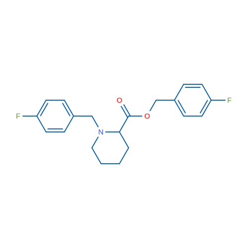 4-Fluorobenzyl 1-(4-fluorobenzyl)piperidine-2-carboxylate 1g