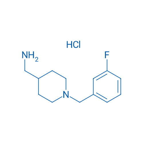 (1-(3-Fluorobenzyl)piperidin-4-yl)methanamine hydrochloride 1g