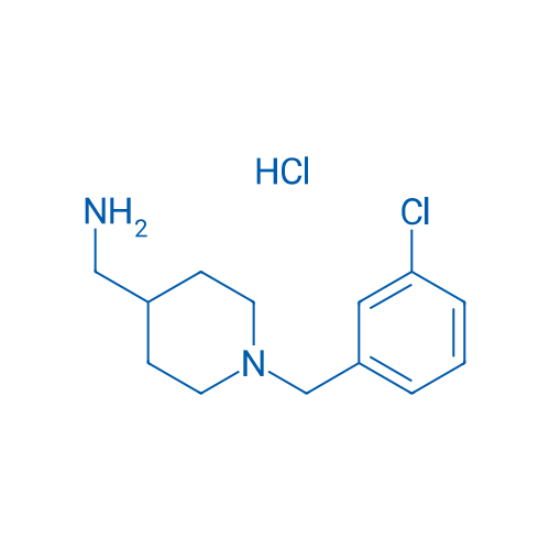 (1-(3-Chlorobenzyl)piperidin-4-yl)methanamine hydrochloride 1g