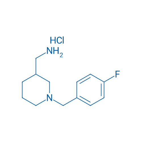 (1-(4-Fluorobenzyl)piperidin-3-yl)methanamine hydrochloride 1g
