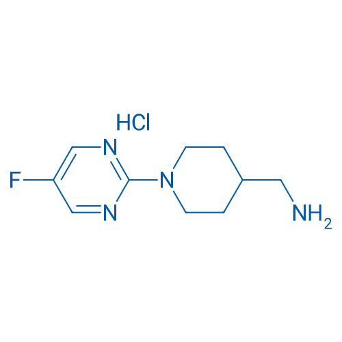 (1-(5-Fluoropyrimidin-2-yl)piperidin-4-yl)methanamine hydrochloride 1g