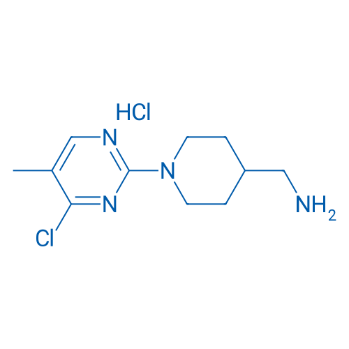 (1-(4-Chloro-5-methylpyrimidin-2-yl)piperidin-4-yl)methanamine hydrochloride 1g