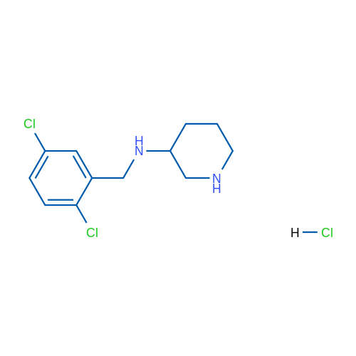 N-(2,5-Dichlorobenzyl)piperidin-3-amine hydrochloride 1g