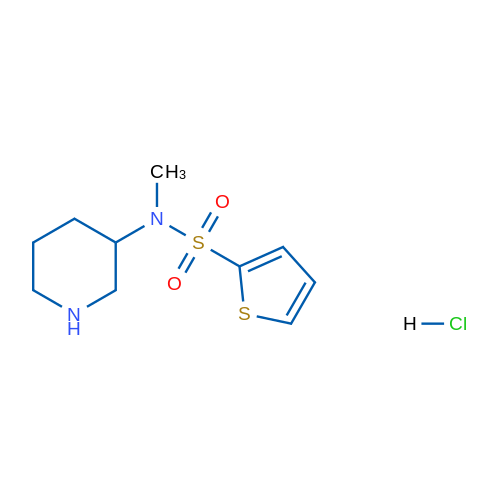 N-Methyl-N-(piperidin-3-yl)thiophene-2-sulfonamide hydrochloride 1g