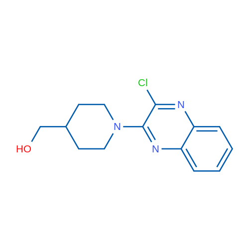 (1-(3-Chloroquinoxalin-2-yl)piperidin-4-yl)methanol 1g