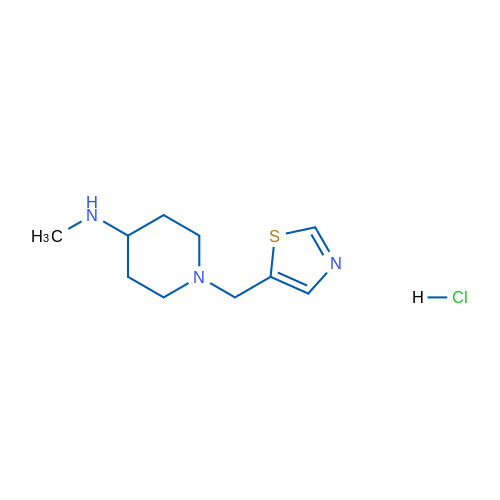 N-Methyl-1-(thiazol-5-ylmethyl)piperidin-4-amine hydrochloride 1g