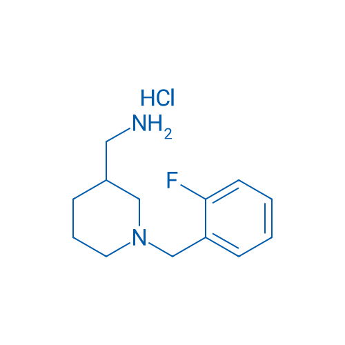 (1-(2-Fluorobenzyl)piperidin-3-yl)methanamine hydrochloride 1g