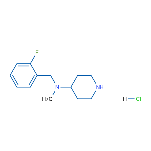 N-(2-Fluorobenzyl)-N-methylpiperidin-4-amine hydrochloride 1g