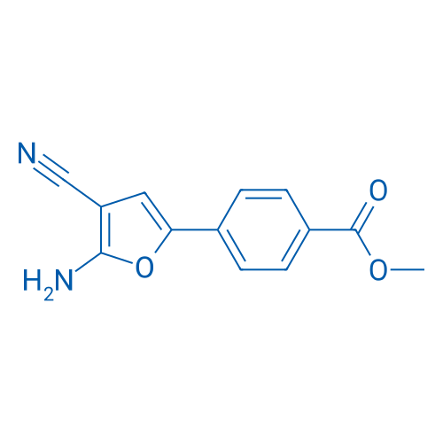 Methyl 4-(5-amino-4-cyanofuran-2-yl)benzoate 250mg