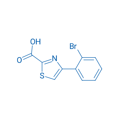 4-(2-Bromophenyl)thiazole-2-carboxylic acid 250mg