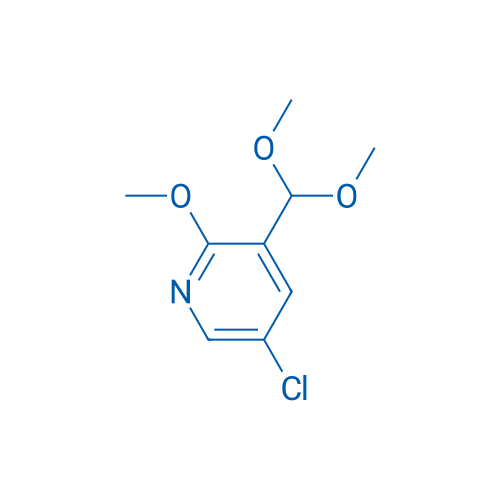 5-Chloro-3-(dimethoxymethyl)-2-methoxypyridine 100mg