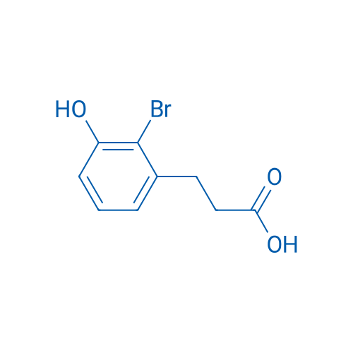 3-(2-Bromo-3-hydroxyphenyl)propanoic acid 250mg