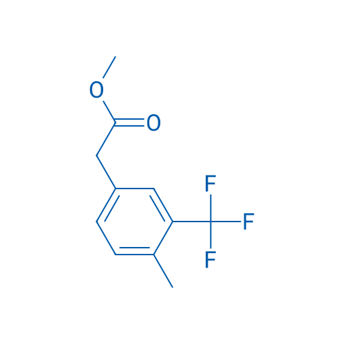 Methyl 2-(4-methyl-3-(trifluoromethyl)phenyl)acetate 250mg