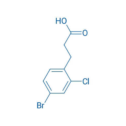 3-(4-Bromo-2-chlorophenyl)propanoic acid 250mg