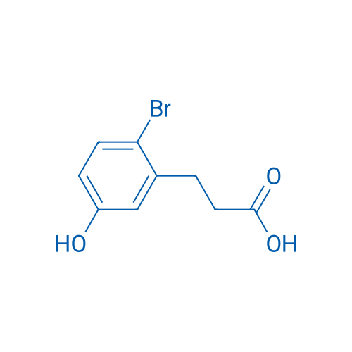 3-(2-Bromo-5-hydroxyphenyl)propanoic acid 250mg