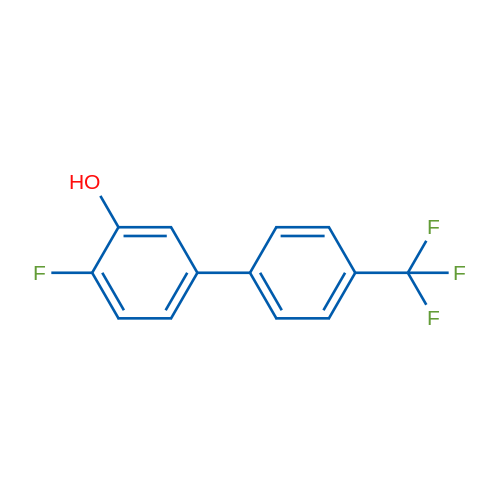 4-Fluoro-3-hydroxy-4'-(trifluoromethyl)biphenyl 1g