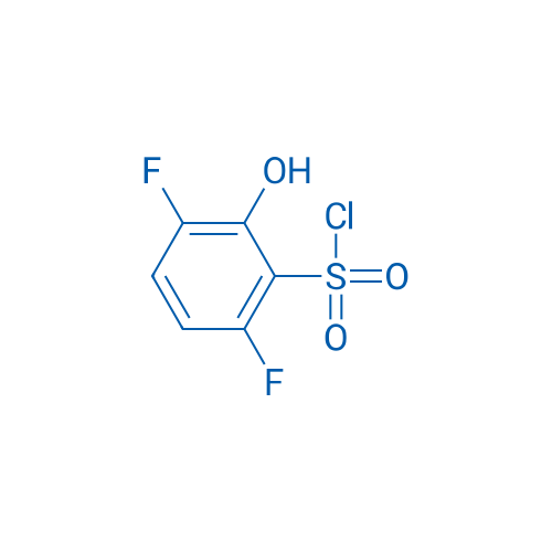 3,6-Difluoro-2-hydroxybenzene-1-sulfonyl chloride 1g