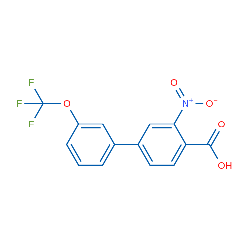 3-Nitro-3'-(trifluoromethoxy)-[1,1'-biphenyl]-4-carboxylic acid 1g