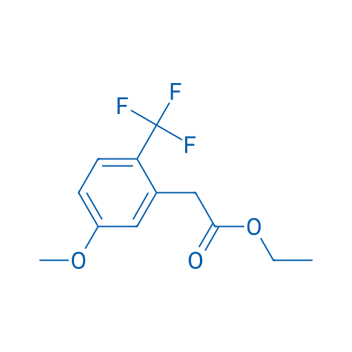 Ethyl 5-methoxy-2-(trifluoromethyl)phenylacetate 250mg