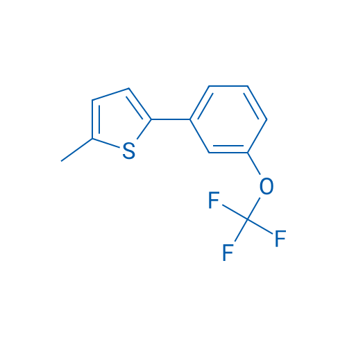 2-Methyl-5-(3-(trifluoromethoxy)phenyl)thiophene 1g