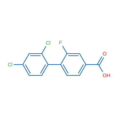 2',4'-Dichloro-2-fluoro-[1,1'-biphenyl]-4-carboxylic acid 5g