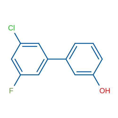3'-Chloro-5'-fluoro-[1,1'-biphenyl]-3-ol 1g