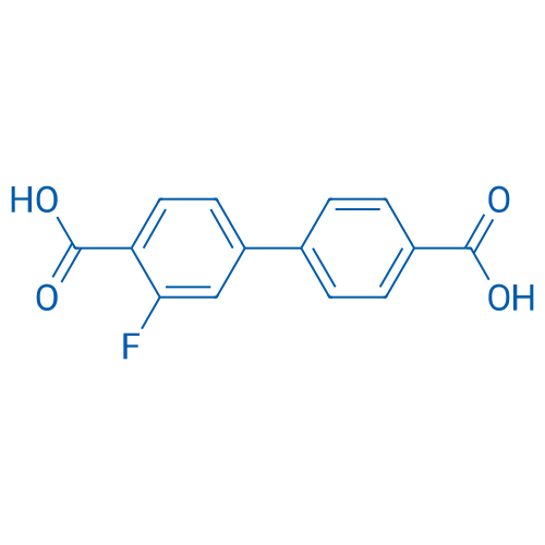 3-Fluoro-[1,1'-biphenyl]-4,4'-dicarboxylic acid 250mg