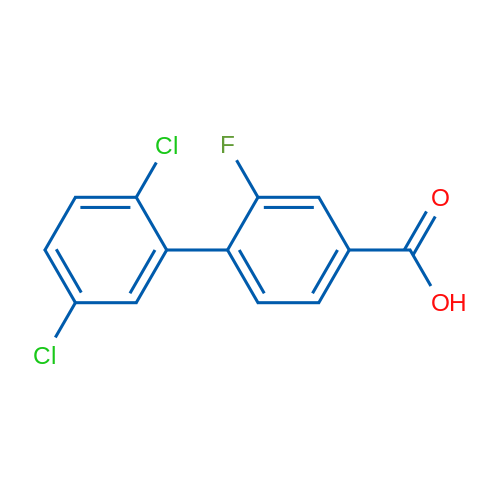 2',5'-Dichloro-2-fluoro-[1,1'-biphenyl]-4-carboxylic acid 5g