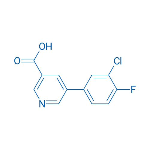 5-(3-Chloro-4-fluorophenyl)nicotinic acid 1g
