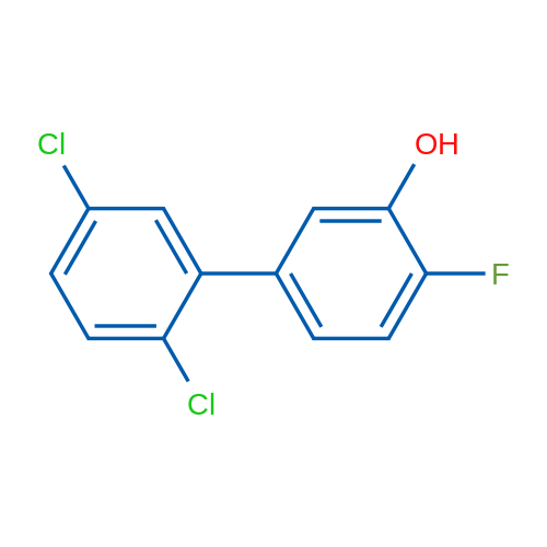2',5'-Dichloro-4-fluoro-[1,1'-biphenyl]-3-ol 1g
